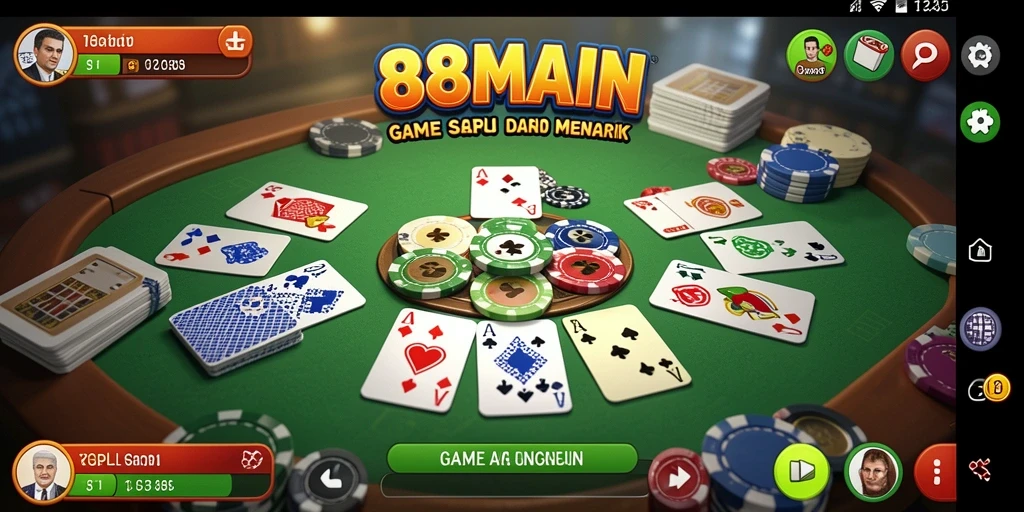 Gameplay Gaple yang seru dan menantang di 88MAIN.