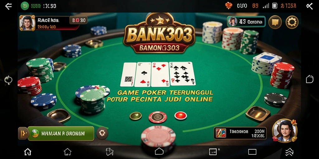 Gameplay poker yang seru dan menegangkan di BANK303.