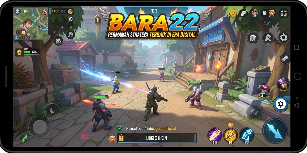 Tampilan seru gameplay SLG BARA22 dengan strategi yang mendebarkan.
