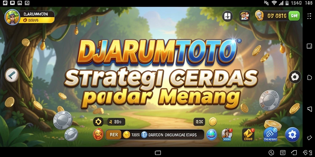 Screenshot utama DJARUMTOTO menampilkan aksi strategis yang mendebarkan.