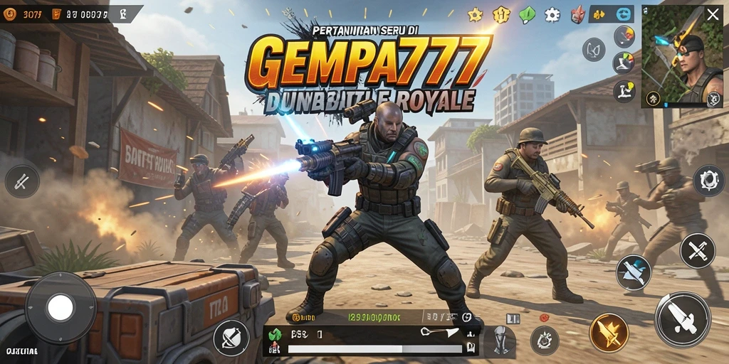 Tampilan seru dari gameplay pertempuran di <strong>GEMPA777</strong>.