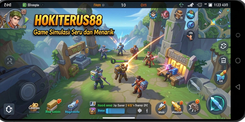 Tampilan gameplay HOKITERUS88 yang seru dan interaktif.