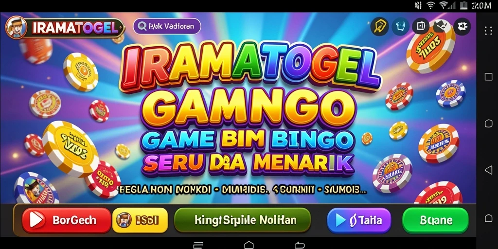 Tampilan menarik dari gameplay Bingo di IRAMATOGEL.