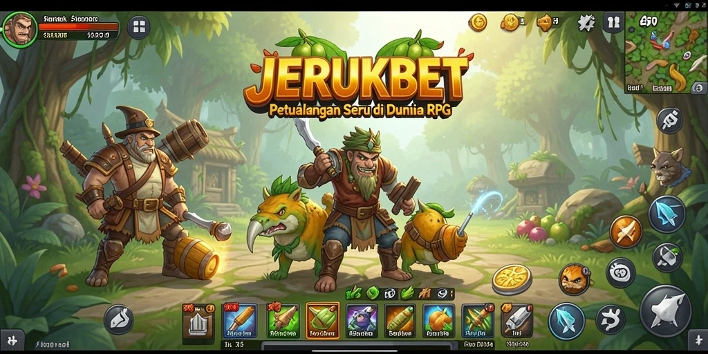 Tampilan dinamis dari gameplay RPG yang memukau.