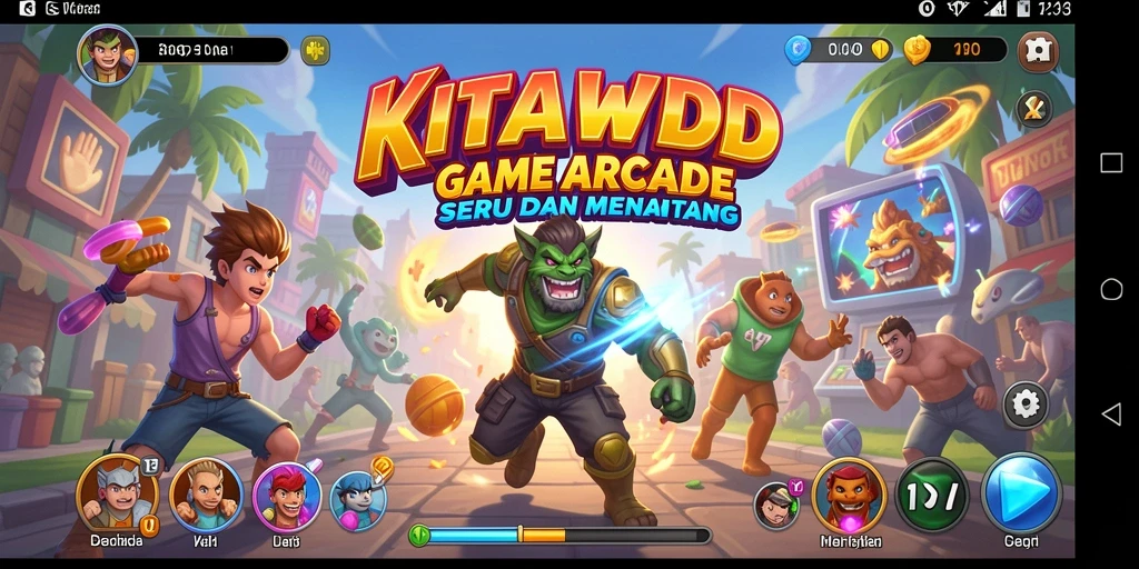 Tampilan gameplay KITAWD yang seru dan penuh tantangan.