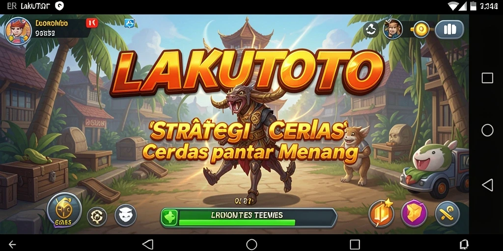 Tampilan gameplay menarik dari LAKUTOTO, menunjukkan strategi dan pertempuran yang menegangkan.