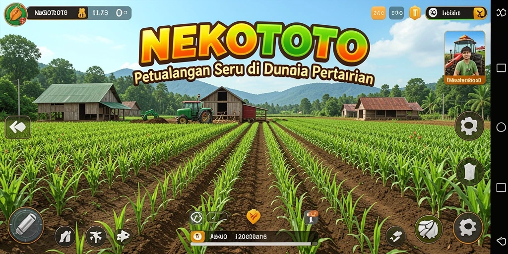 Tampilan gameplay seru di dunia pertanian NEKOTOTO.