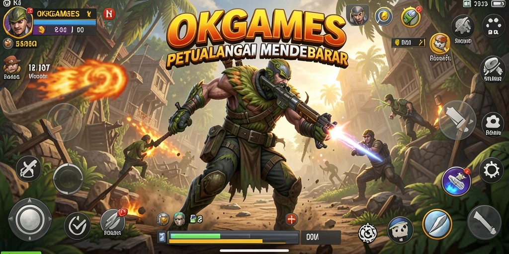 Gameplay OKGAMES yang mendebarkan dan penuh aksi.