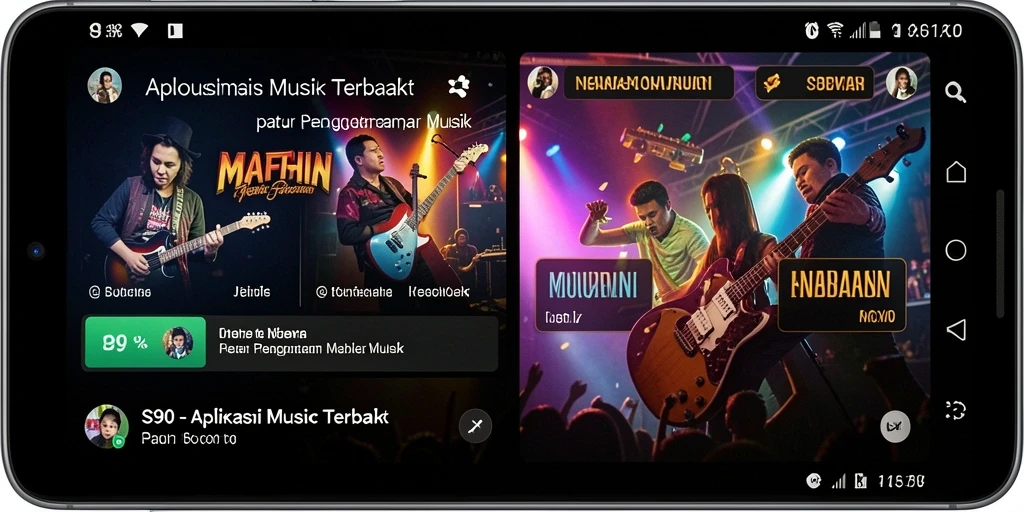 Screenshot S80 menampilkan momen seru saat bermain musik.