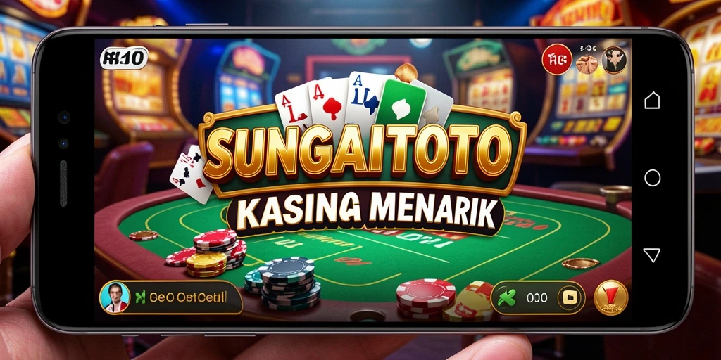 Tampilan dinamis gameplay SUNGAITOTO yang menggembirakan.