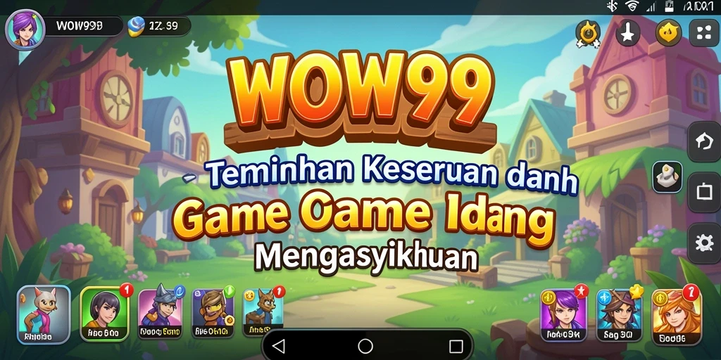 Tampilan Gameplay WOW99 yang mengasyikkan dan menawan.
