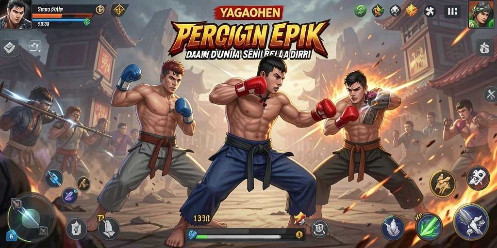 Gameplay seru di arena pertempuran YAGAOHEN.
